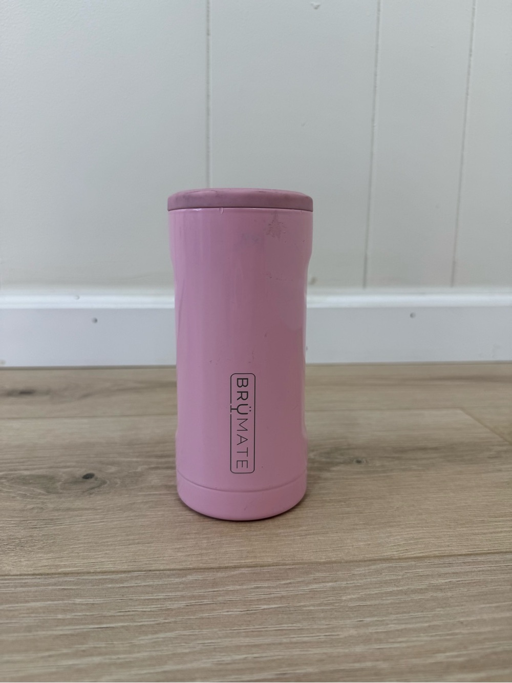 Brumate Pink Hopsulator Slim Can Cooler